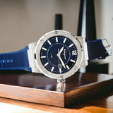 Salvatore Ferragamo F-80 Blue Dial Blue Rubber Strap Watch For Men - SFHY01022 Authentic Buy Shop Now