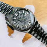 Citizen Tsuyosa Automatic Camouflage Black Dial Black Steel Strap Watch For Men - NJ0155-87E Authentic Buy Shop Now