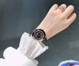 Swarovski Octea Lux Black Dial Black Leather Strap Watch for Women - 5414410 Authentic Buy Shop Now