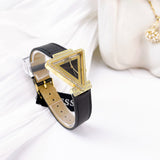 Guess Fame Quartz Black Dial Black Leather Strap Watch For Women - GW0504L5 Authentic Buy Shop Now