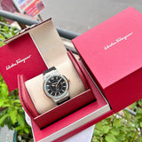 Salvatore Ferragamo F-80 Black Dial Black Rubber Strap Watch For Men - SFHY00120 Authentic Buy Shop Now
