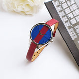 Calvin Klein Rebel Blue Maroon Dial Maroon Leather Strap Watch for Women - K8P231UN Authentic Buy Shop Now