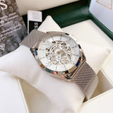 Guess Tailor Multifunction Silver Dial Silver Mesh Bracelet Watch for Men - GW0368G1 Authentic Buy Shop Now