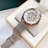 Guess Tailor Multifunction Silver Dial Silver Mesh Bracelet Watch for Men - GW0368G1 Authentic Buy Shop Now