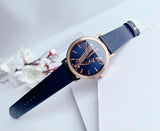 Versace Virtus Quartz Blue Dial Blue Leather Strap Watch for Women - VEHC00419 Authentic Buy Shop Now