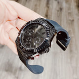 Guess Zeus Multifunction Crystals Black Dial Black Silicone Strap Watch For Men - GW0208G5 Authentic Buy Shop Now