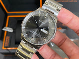Mido Commander II Automatic Chronometer Grey Dial Silver Steel Strap Watch For Men - M021.431.11.061.00 Authentic Buy Shop Now
