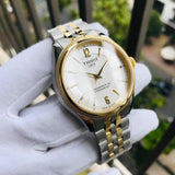 Tissot Ballade Powermatic 80 Chronometer Silver Dial Two Tone Steel Strap Watch For Men - T108.408.22.037.00 Authentic Buy Shop Now
