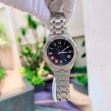 Guess Asset Quartz Blue Dial Silver Steel Strap Watch For Men - GW0575G4 Authentic Buy Shop Now