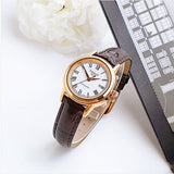 Tissot T Classic Carson White Dial Brown Leather Strap Watch For Women - T085.207.36.013.00 Authentic Buy Shop Now