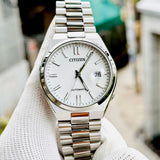 Citizen Tsuyosa Automatic White Dial Silver Steel Strap Watch For Men - NJ0150-81A Authentic Buy Shop Now