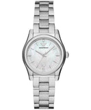 Emporio Armani Federica Mother of Pearl Dial Silver Steel Strap Watch For Women - AR11557 Authentic Buy Shop Now