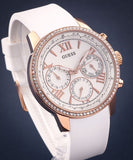Guess Sport White Dial White Rubber Strap Watch For Women - W0616L1 Authentic Buy Shop Now