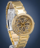 Guess Lily Quartz Gold Dial Gold Steel Strap Watch For Women - GW0528L2 Authentic Buy Shop Now
