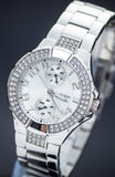 Guess Mini Prism Diamonds Silver Dial Silver Steel Strap Watch for Women - W12638L1 Authentic Buy Shop Now