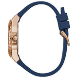 Guess Overdrive White Dial Blue Rubber Strap Watch for Women - W0149L5 Authentic Buy Shop Now