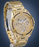 Guess Queen Quartz Gold Dial Gold Steel Strap Watch For Women - GW0464L2 Authentic Buy Shop Now