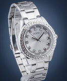 Guess Sparkler Diamonds Silver Dial Silver Steel Strap Watch for Women - GW0111L1 Authentic Buy Shop Now