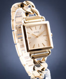 Guess Vanity Gold Dial Gold Steel Strap Watch for Women - W1029L2 Authentic Buy Shop Now