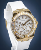 Guess Venus Diamonds White Dial White Rubber Strap Watch for Women - GW0118L5 Authentic Buy Shop Now