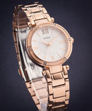 Guess Park Ave White Dial Rose Gold Steel Strap Watch for Women - W0767L3 Authentic Buy Shop Now