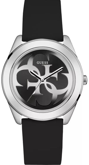Guess G-Twist Quartz Black Dial Black Silicone Strap Watch For Men - W0911L8 Authentic Buy Shop Now