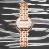Michael Kors Darci Quartz Rose Gold Dial Rose Gold Steel Strap Watch For Women - MK4514 Authentic Buy Shop Now