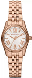 Michael Kors Lexington Quartz White Dial Rose Gold Steel Strap Watch For Women - MK3230 Authentic Buy Shop Now