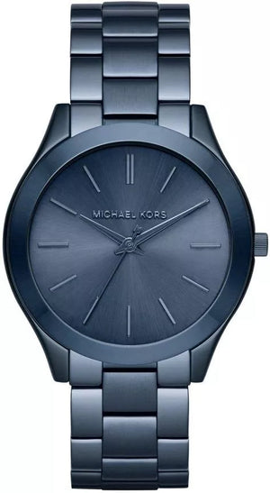 Michael Kors Runway Quartz Blue Dial Blue Steel Strap Watch For Women - MK3419 Authentic Buy Shop Now