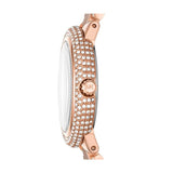 Michael Kors Taryn Quartz White Dial Rose Gold Steel Strap Watch For Women - MK4460 Authentic Buy Shop Now