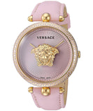 Versace Palazzo Empire Pink Dial Pink Leather Strap Watch for Women - VCO030017 Authentic Buy Shop Now