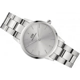 Daniel Wellington Iconic Link Unitone Silver Dial Silver Steel Strap Watch For Women - DW00100402 Authentic Buy Shop Now