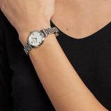 Emporio Armani Donna Mother of Pearl Dial Silver Steel Strap Watch For Women - AR11204 Authentic Buy Shop Now