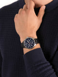 Tommy Hilfiger Gavin Blue Dial Blue Leather Strap Watch for Men - 1791468 Authentic Buy Shop Now