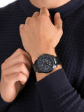 Tommy Hilfiger Decker Chronograph Blue Dial Blue Steel Strap Watch for Men - 1791560 Authentic Buy Shop Now