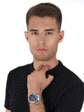 Fossil FB-01 Chronograph Black Dial Silver Steel Strap Watch for Men - FS5827 Authentic Buy Shop Now