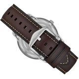 Fossil Neutra Minimalist Moonphase Silver Dial Brown Leather Strap Watch for Men - FS5905 Authentic Buy Shop Now