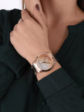 Guess Crush Rose Gold Dial Rose Gold Steel Strap Watch For Women - GW0020L3 Authentic Buy Shop Now