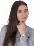 Guess Sparkler Diamonds Silver Dial Silver Steel Strap Watch for Women - GW0111L1 Authentic Buy Shop Now