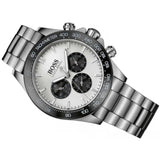 Hugo Boss Ikon White Dial Silver Steel Strap Watch for Men - 1512964 Authentic Buy Shop Now