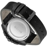 Hugo Boss Grandmaster Blue Dial Black Leather Strap Watch for Men - 1513883 Authentic Buy Shop Now