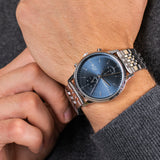 Lacoste Madrid Blue Dial Silver Steel Strap Watch for Men - 2011067 Authentic Buy Shop Now