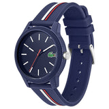 Lacoste 12.12 Blue Dial Two Tone Silicon Strap Watch for Men - 2011070 Authentic Buy Shop Now