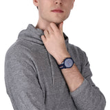 Lacoste 12.12 Blue Dial Two Tone Silicon Strap Watch for Men - 2011070 Authentic Buy Shop Now