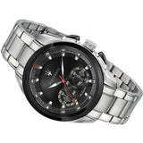 Maserati Traguardo Analog Black Dial Stainless Steel Watch For Men - R8873612015 Authentic Buy Shop Now