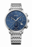Hugo Boss Associate Blue Dial Silver Steel Strap Watch for Men - 1513269 Authentic Buy Shop Now