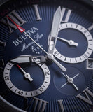 Bulova Marine Star Blue Dial Black Silicone Strap Watch for Men - 98B258 Authentic Buy Shop Now
