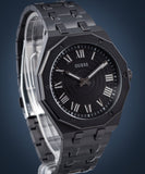 Guess Asset Quartz Black Dial Black Steel Strap Watch For Men - GW0575G3 Authentic Buy Shop Now