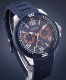 Guess Trade Blue Dial Blue Silicone Strap Watch for Men - W0967G2 Authentic Buy Shop Now