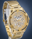 Guess Queen Quartz Gold Dial Gold Steel Strap Watch For Men - GW0497G2 Authentic Buy Shop Now